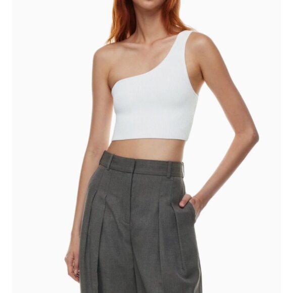 Aritzia Babaton Sculpt Knit One Shoulder Tank - Picture 9 of 9